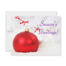 Convidado de Saudações da Época Vermelha e Branca