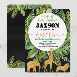 Convite Convidado de um primeiro aniversario convidado saf