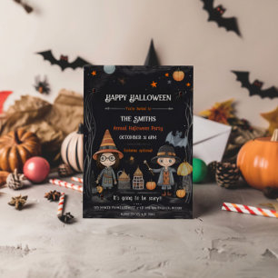 Convite Convidado do Festa de Halloween para Crianças
