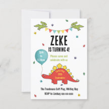 Convidado do Partido Dinossaur Kids