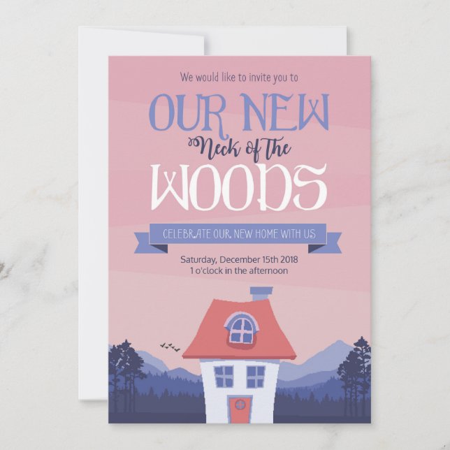 Convite Convidado do Partido do Aquecimento Doméstico (Frente)