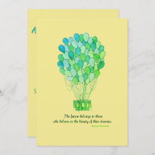 Convite Convidado do Partido dos Sonhos do Balão