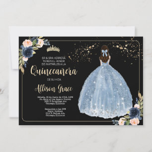 Convite Convidado espanhol Quinceañera, 15 Festas de anive