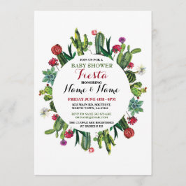 Convite Convidado mexicano para Garota do Chá de fraldas F