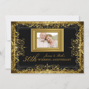 Convite Convidado para 50 anos de casamento da Dourada Jew