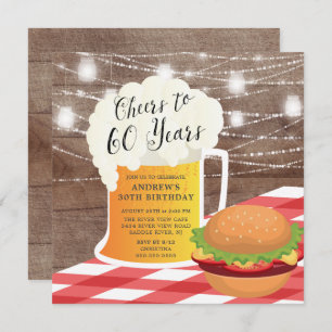 Convite Convidado para 60 anos de aniversário