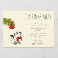 Convidado para a festa de natal da Gatinha Brincad