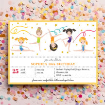 Convidado para crianças de aniversário divertidas 