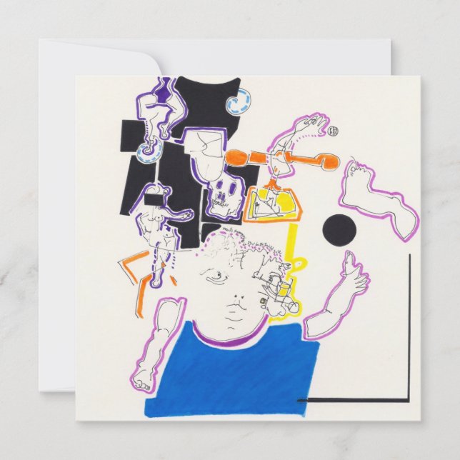 Convite Convidado para Desenho de Noite e Nap 14 Doll and  (Frente)