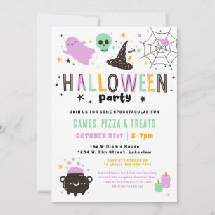 Convite Convidado para Festa de Halloween