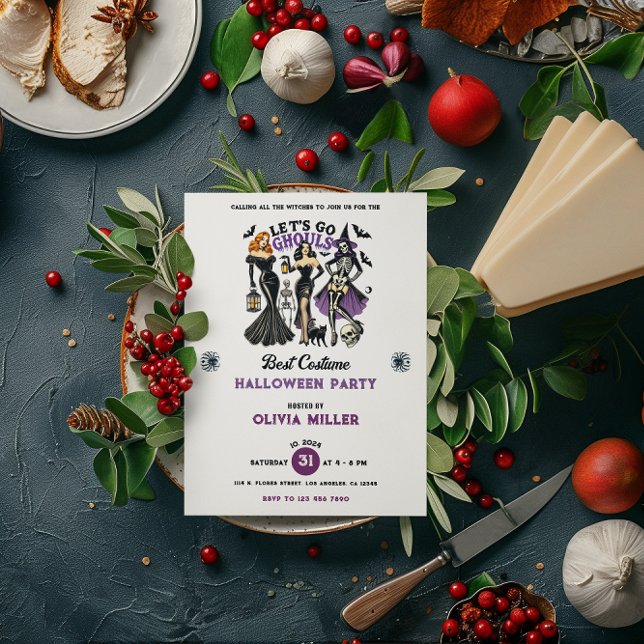 Convite Convidado para Festa de Halloween Melhor (Criador carregado)