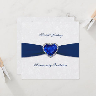 Convite Convidado para o 45º aniversário do casamento do S