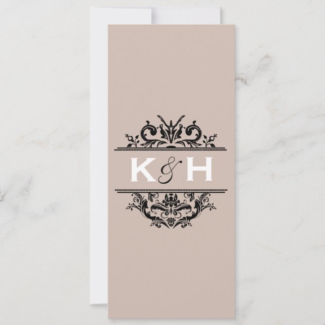 Convite Convidado para o Crest. Skinny Preto (Frente)