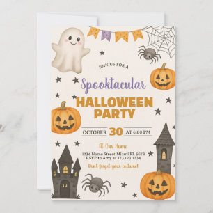 Convite Convidado para Trick-or-Tratat de Figurume Assolad