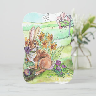 Convite Convidados de Caça de Ovos de Páscoa