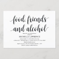 Convidados de Chá de panela Rustic Kraft