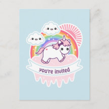 Convidados de Festa de aniversário do Rainbow Clou