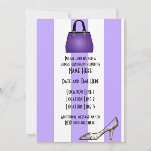 Convite Convidados de Luncheon Personalizados para Mulhere