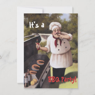 Convite Convidados do Festa de CHURRASCOS Engraçados