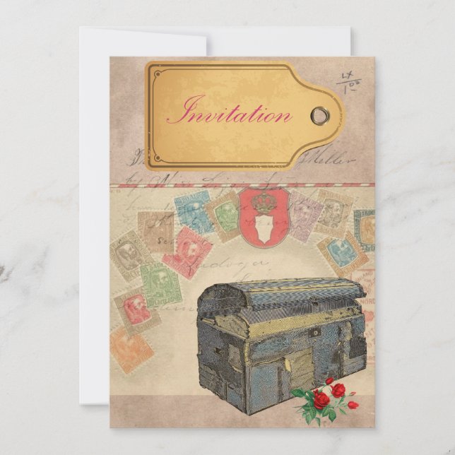 Convite Convidados para casos de viagem (Frente)