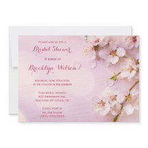 Convidados para Chá de panela do Flor de Cereja Ro