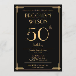 Convite Convidados para Festa de aniversário em Deco de Ex