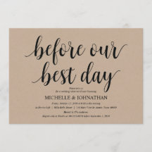Convidados para Janto de Casamento Rustic Kraft