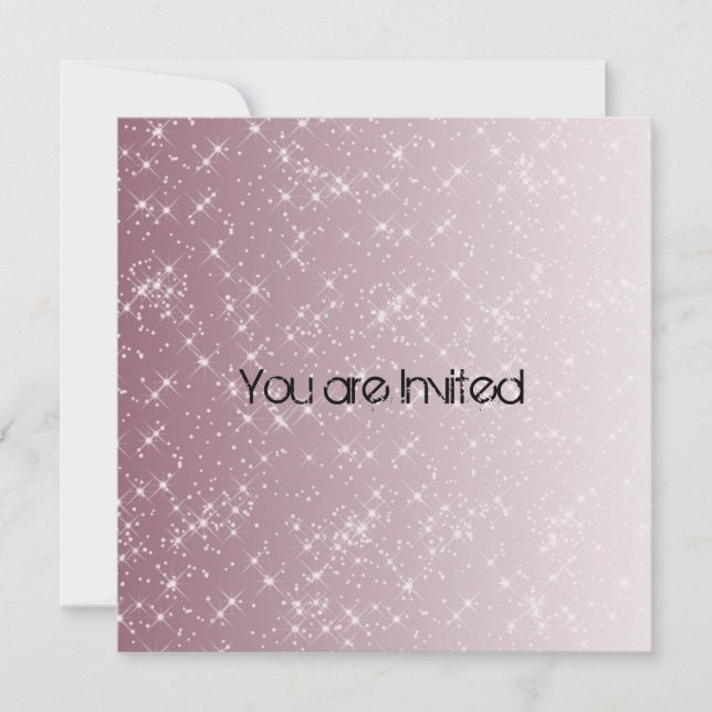 Convite Convidados para o Chá de fraldas de luz da Estrela (Frente)