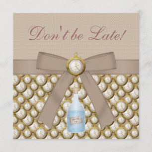 Convite Convidados para o Tea Party Alice no País das Mar