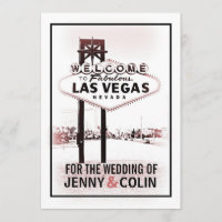 Convidados Românticos para Casamento de Las Vegas