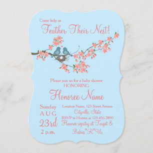 Convite Convidam O Chá De Pássaros Do Seu Ninho