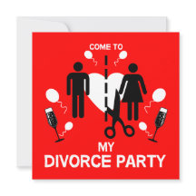 Convidar a festa do Funny Divorce