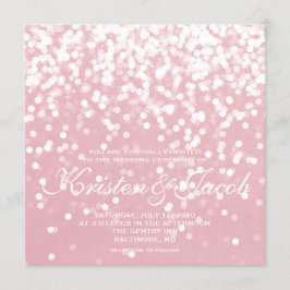 Convite Convidar - Casamento Espumante Rosa