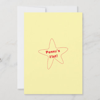 Convite Convidar Estrela