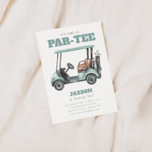 Convidar Festa de aniversário de Golfe Par-Tee