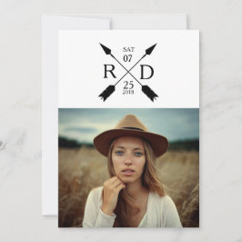 Convite Convidar Festa de formatura de Seta Urbana Rústica