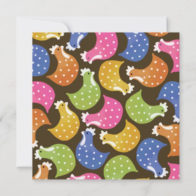 Convite Convidar Festa de solteira de Galinha Bonita (Frente)