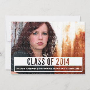 Convite Convidar Formando de Corte Moderno de Ivory