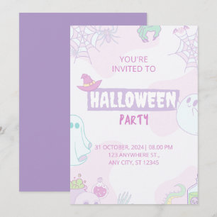 Convite Convidar Halloween
