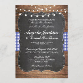 Convite Convidar Luzes Azuis De Mão Azul De Giz Russo Para