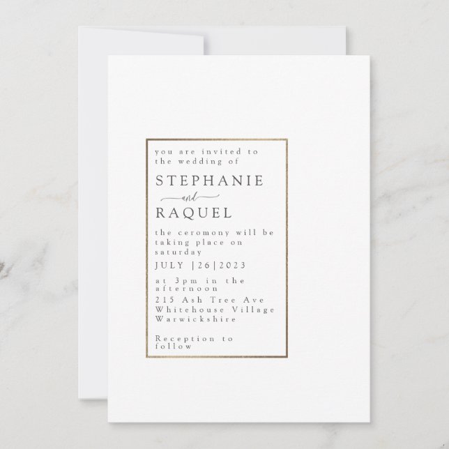 Convite convidar modelo 8 (Frente)