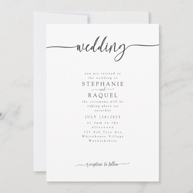 Convite convidar modelo 9a (Frente)