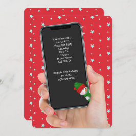 Convite Convidar o Grupo de Mensagens de Texto das Estrela