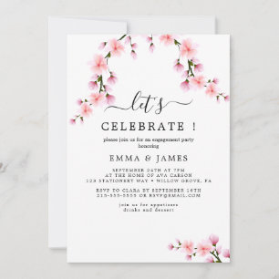 Convite Convidar o primavera Cherry Blossom Party