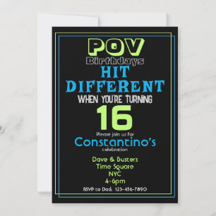 Convite Convidar Outro Aniversário