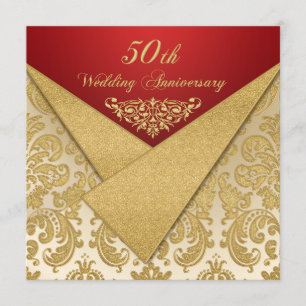 Convite Convidativo de Aniversário de 50 anos FAUX Flaps G