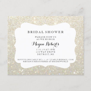 Convite Convide - dia do chá de panela fabuloso - o ouro