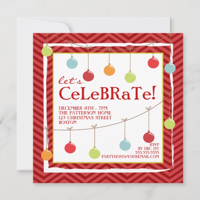 Convite Convide o Natal dos Halls (Frente)