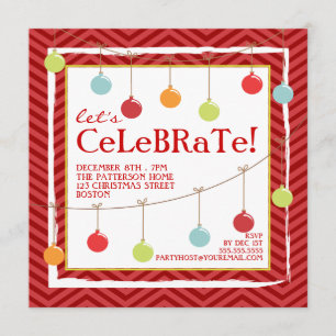 Convite Convide o Natal dos Halls