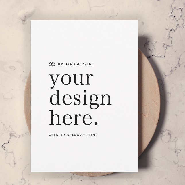 Convite Convide seu Design para carregar 5" x 7" (Criador carregado)